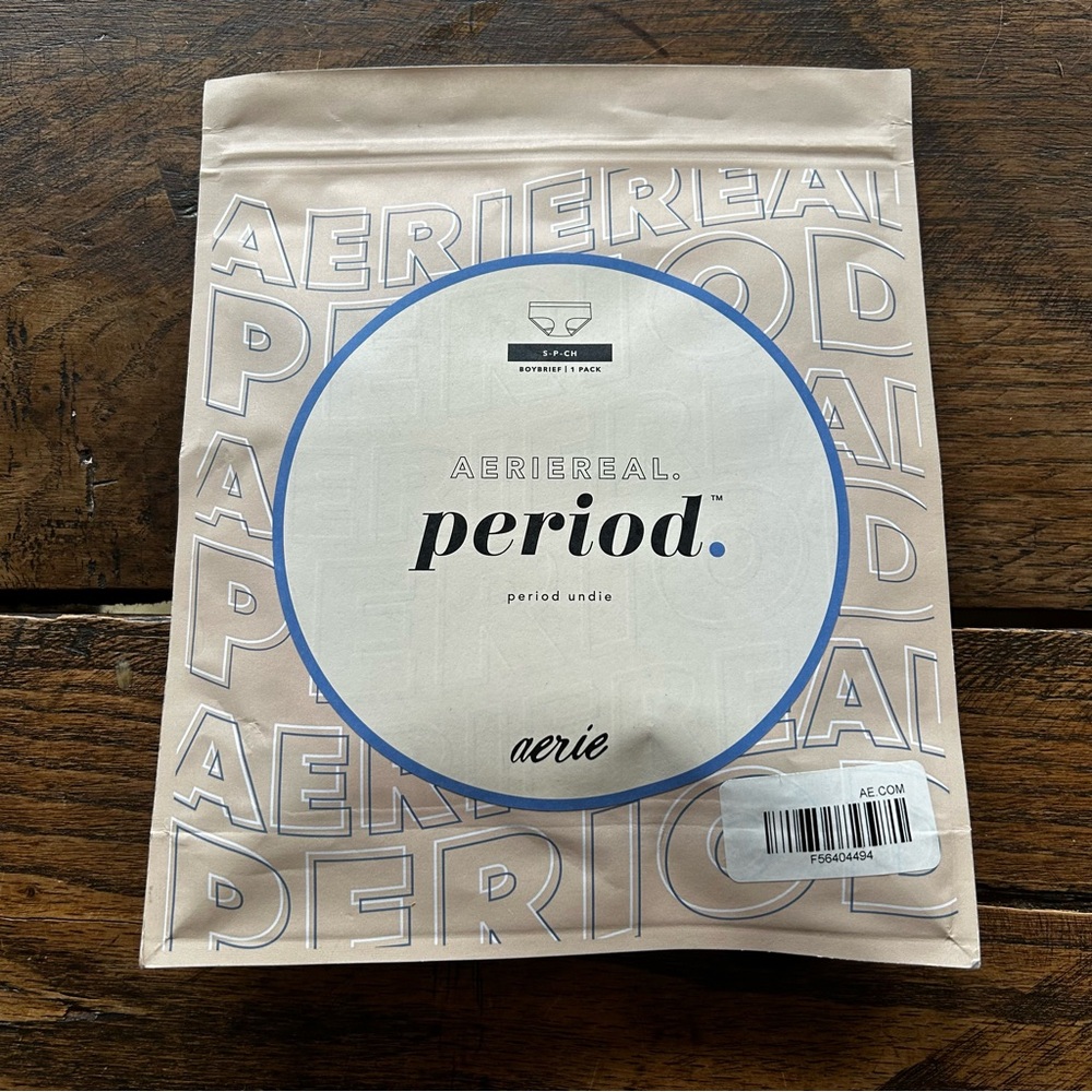 NWT Aerie Real Period Undie Boybrief Small
